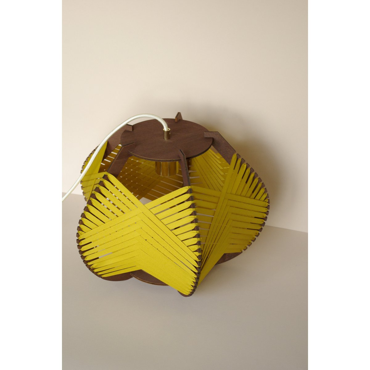 Duża lampa / musztarda