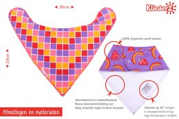 Kropka na szelkach Perfect Tiles - śliniaczek niemowlęcy