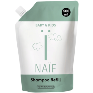 Naïf Voedende Shampoo voor Baby & Kids Navulverpakking 500ml