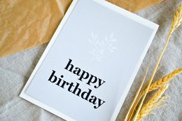 Cartolina "Buon compleanno"
