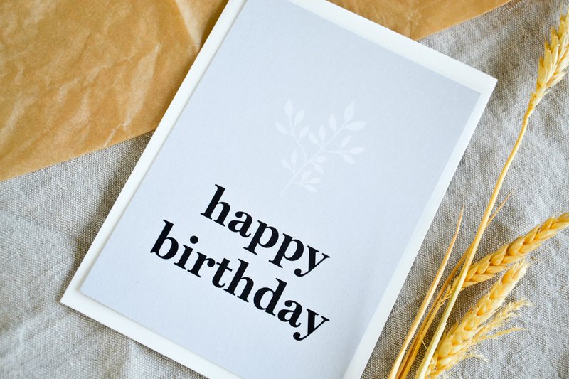 Cartolina "Buon compleanno"
