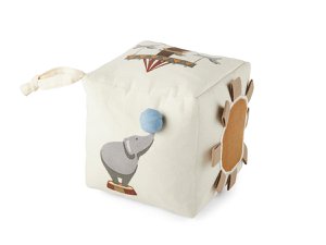 Jasmin fabric cube-Creme - Circus
