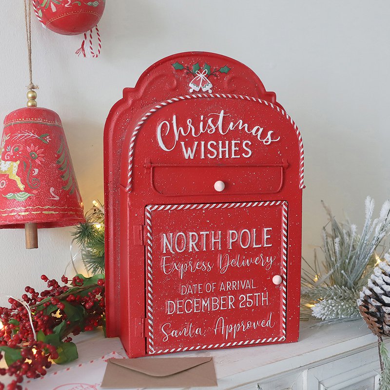 Post Box Wishes Christmas 39 cm Isabelle Rose