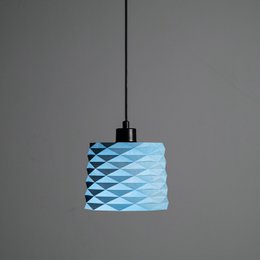 Blaue Farbe konkrete hängende Beleuchtung