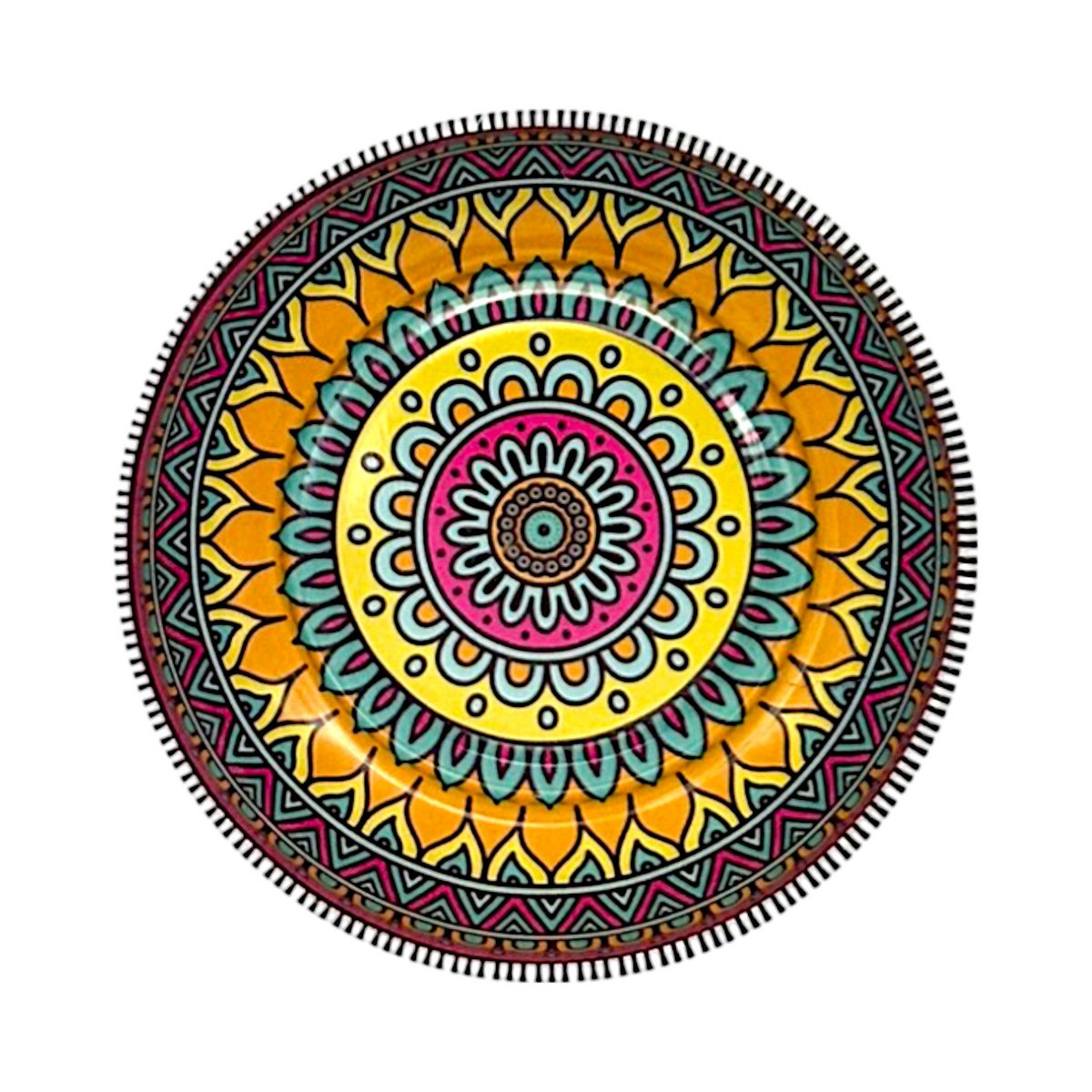 Metalen kom - Mandala 4 - Medium - 9 cm
