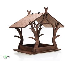 Vogelhäuschen, hängendes Vogelhäuschen aus Holz