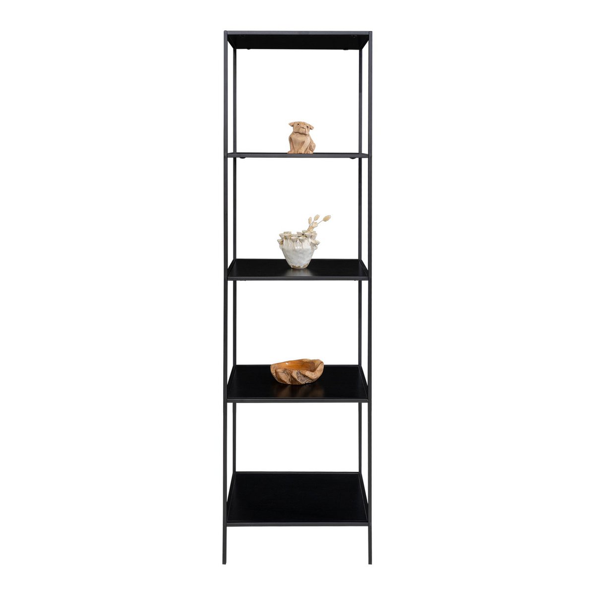Vita Regal – schwarz, Stahl, 51 x 36 x 170 cm