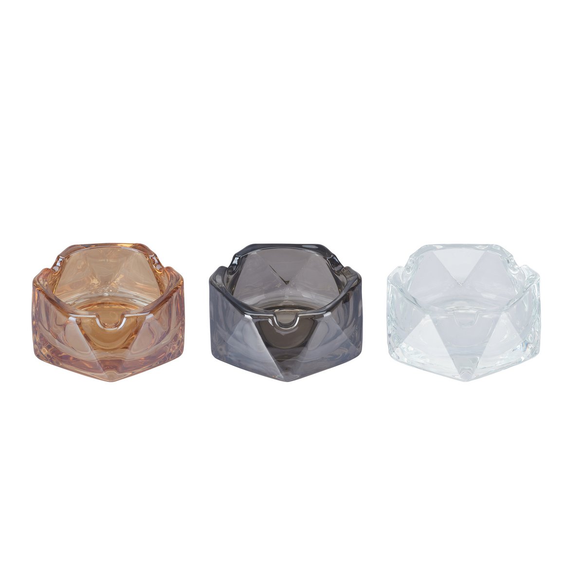 Rhombus glas asbak