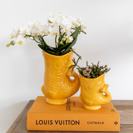 Kolibri Hjem | Fisk - Orange - Ø6cm