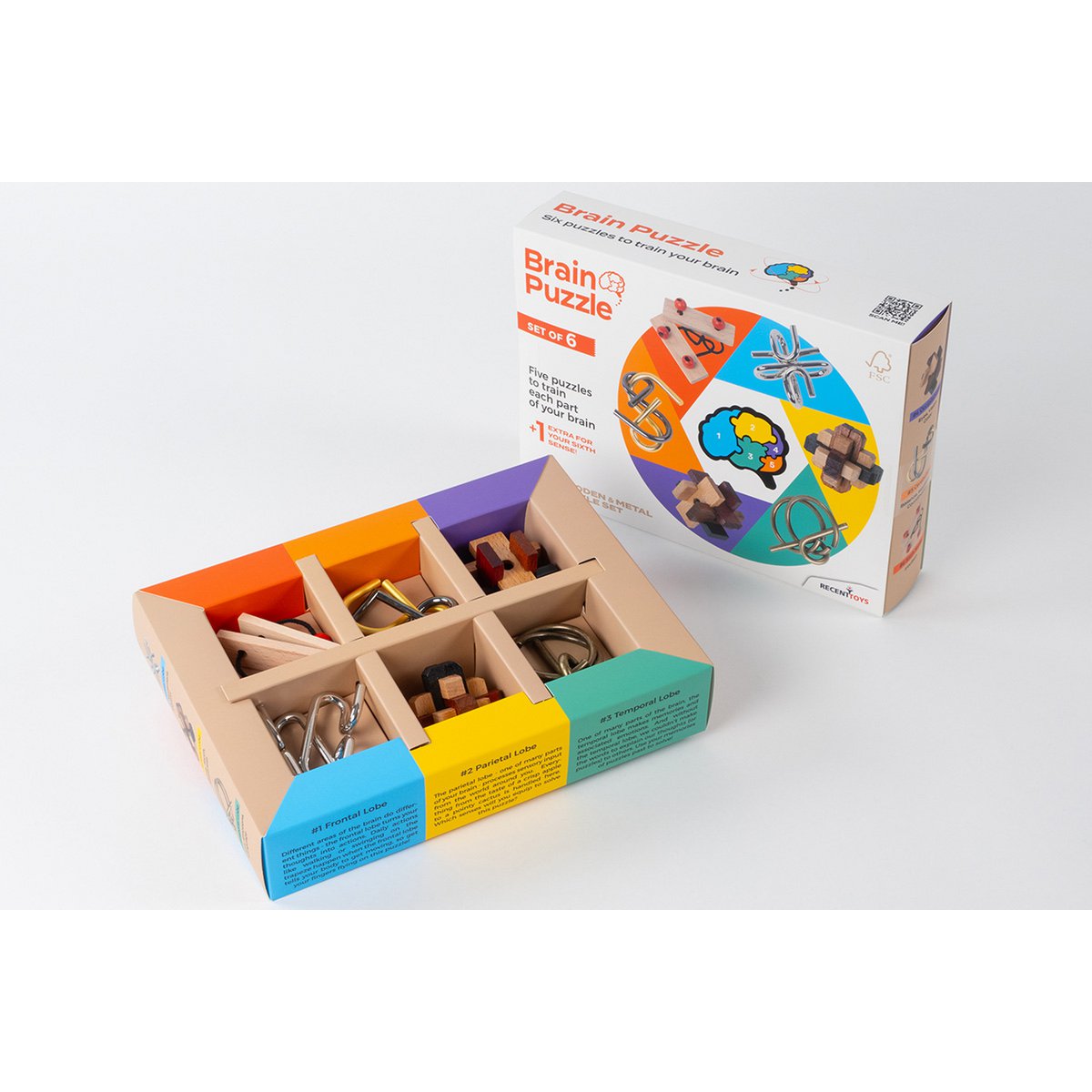 Puzzle cerebrali - set da 6