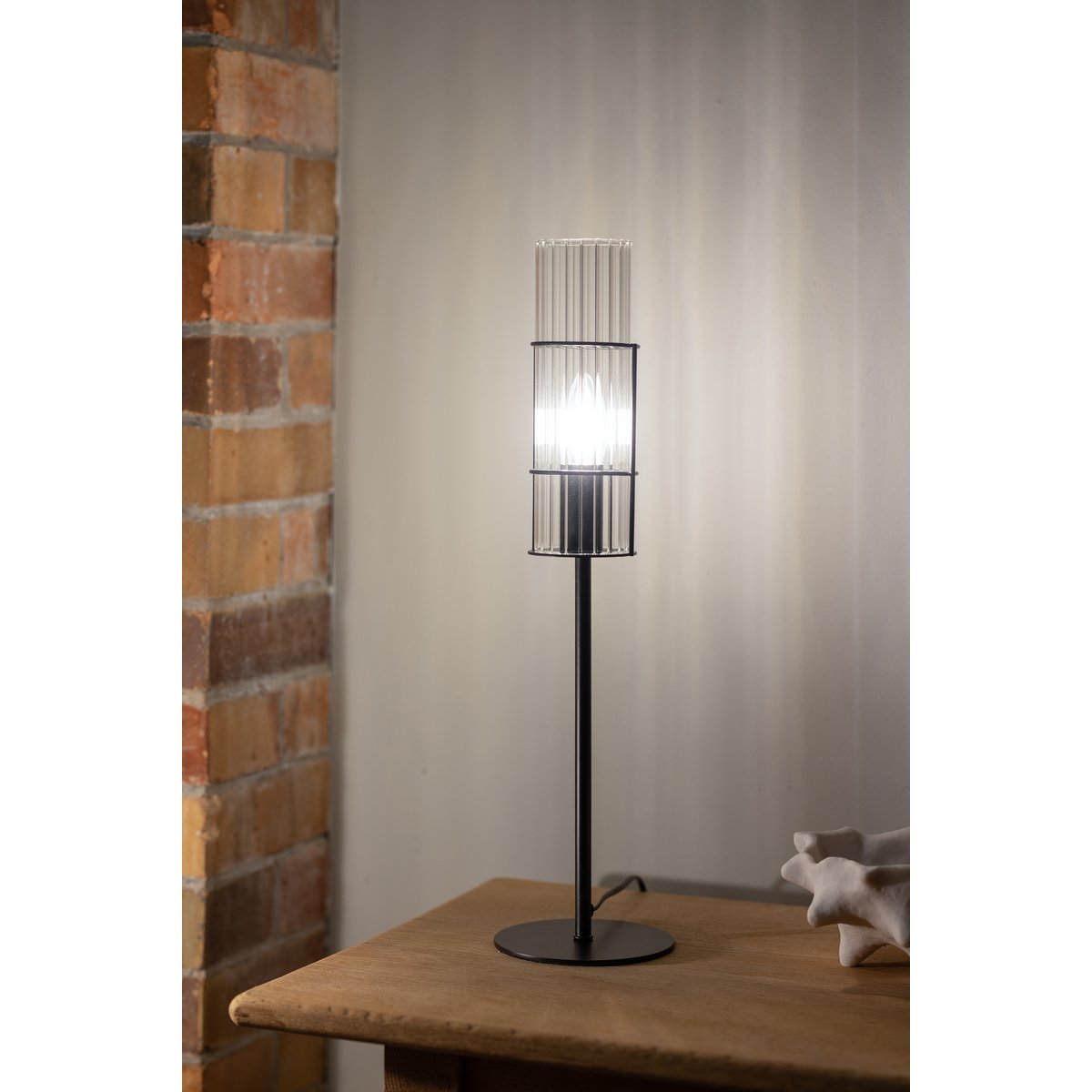 TUBO Table 1L 50cm Black/Clear