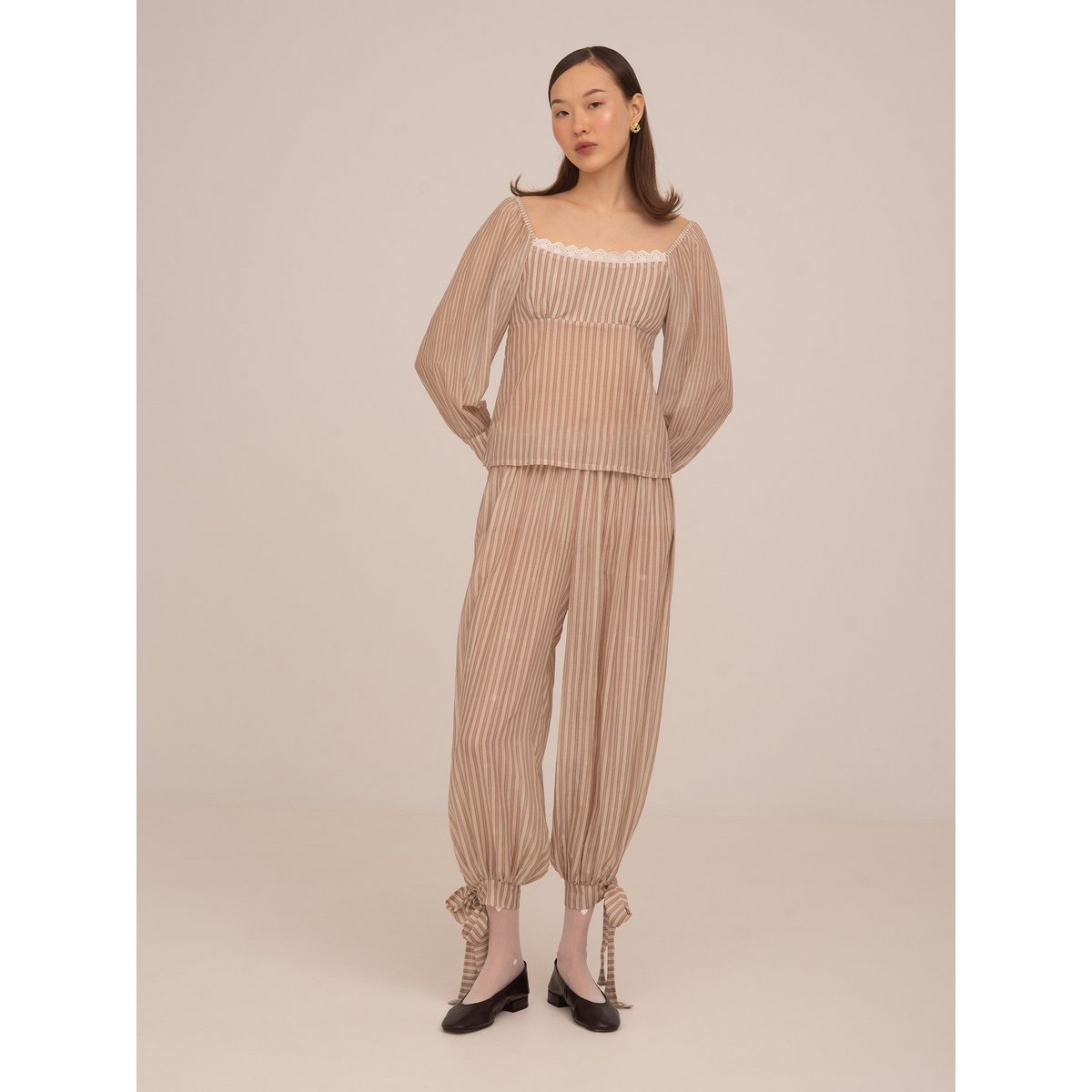 Strawberry Crush Pink Striped Trousers