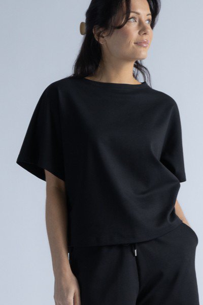 Lounge by Luin T-Shirt, Schwarz