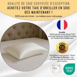 Silke Pillowcase - 60x40 cm | "Skin Silk"