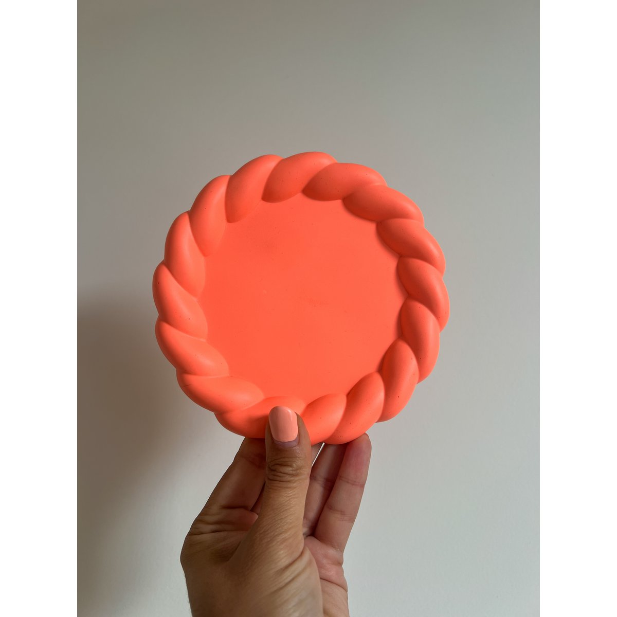 Vassoio Twist Arancione Neon
