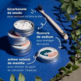 Tandpasta solide en pastiller / Solid Tandpasta - Tabletter