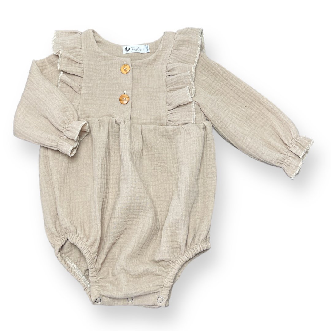 Body langærmet beige
