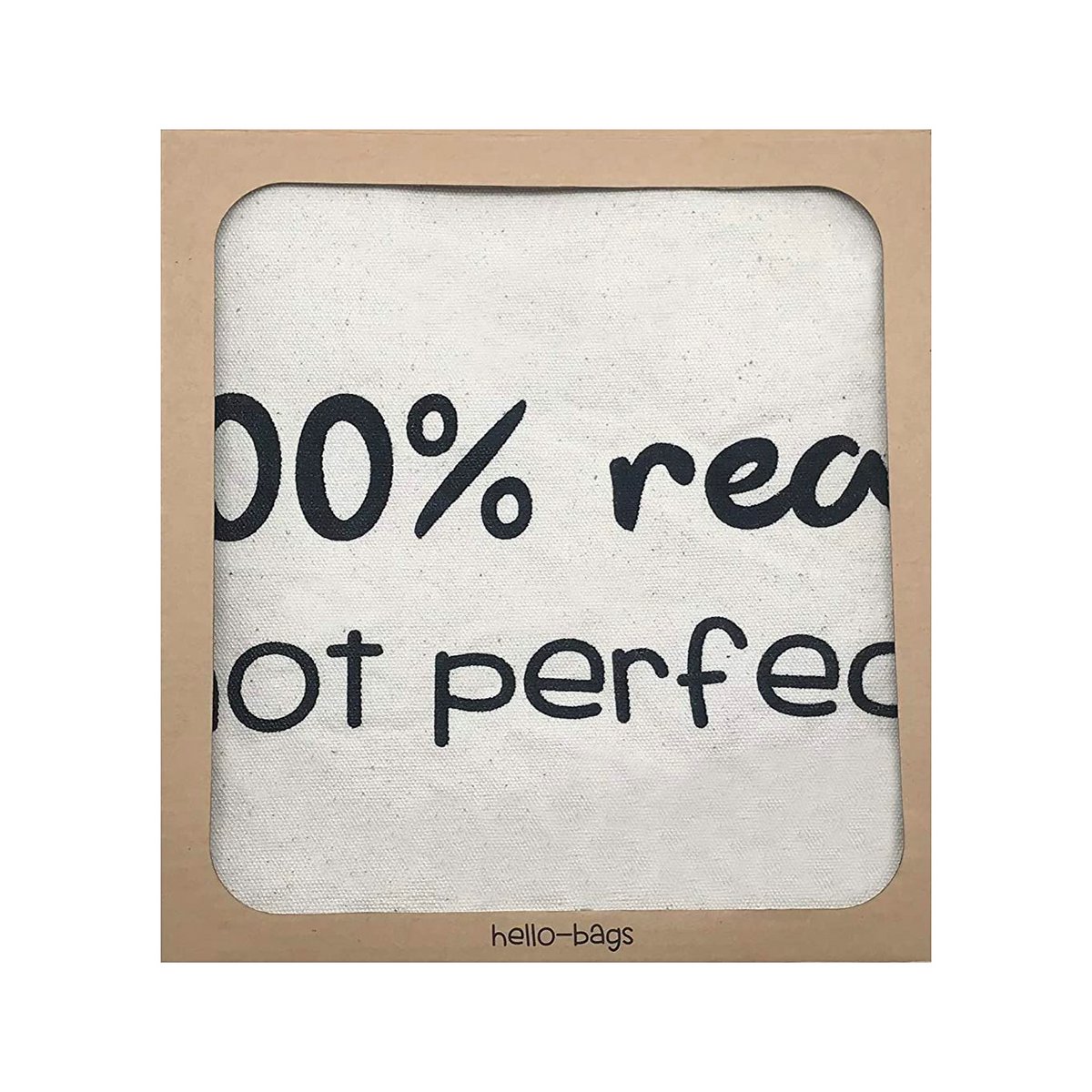Totebags Big Bag Model "100% Real. Not Perfect"