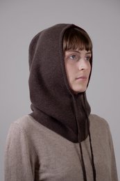 Dobbelt-sidet-100% cashmere 2-side-udøvet balaclava