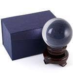 Sfera di cristallo da 8 cm con base