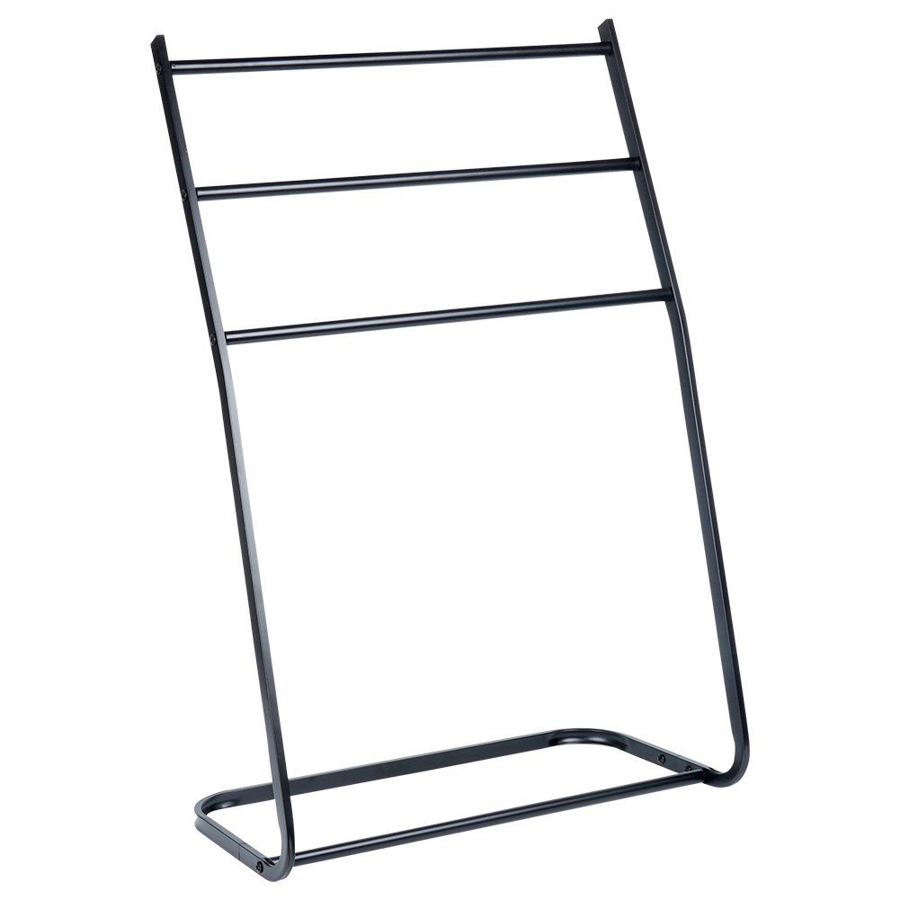 Towel Stand Metal Black