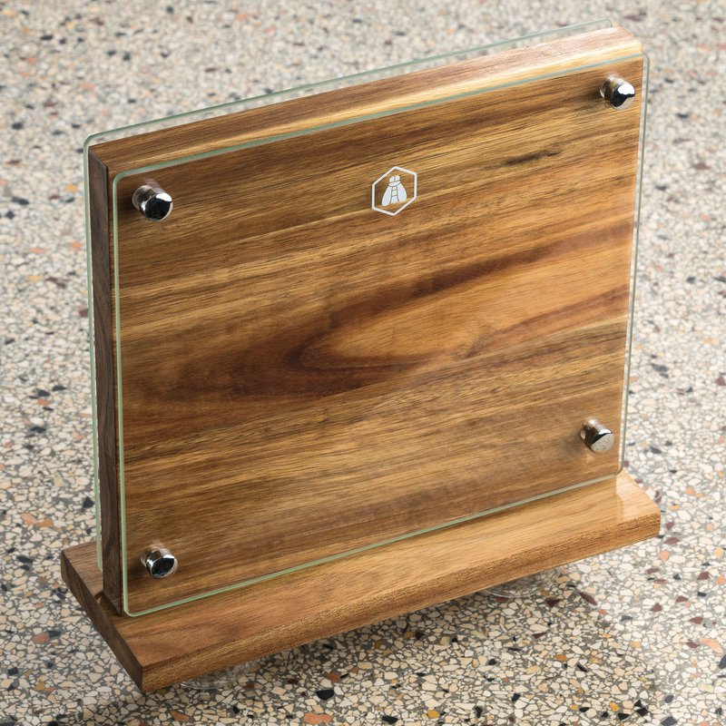Blok hvilende magnetisk stak i Accacia Wood (25 cm)