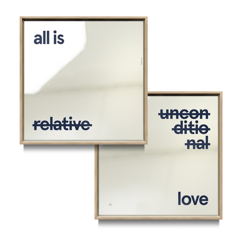 All is Love (Set of two mirrors)
