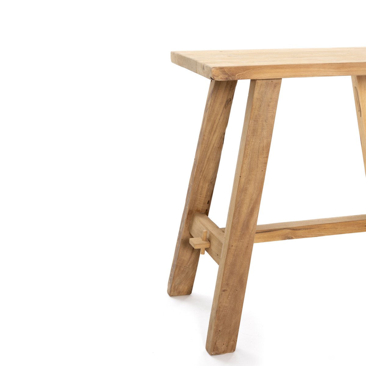 Sgabello Ganesja legno di teak 50 cm