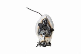 METALEN WITTE MUIS KLEIN