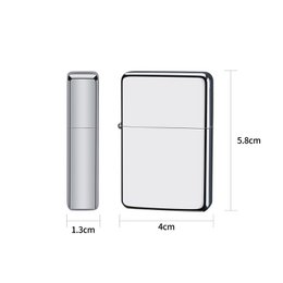 Display of 12 metal stone lighters