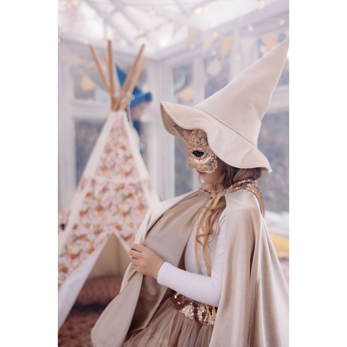 Cappello magico "Strega Bianca"