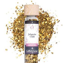  "Jalapeño Chili spice blend, dried green herbs, aromatic seasoning mix, 5 pack bottles"