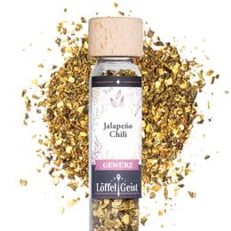 "Jalapeño Chili spice blend, dried green herbs, aromatic seasoning mix, 5 pack bottles"