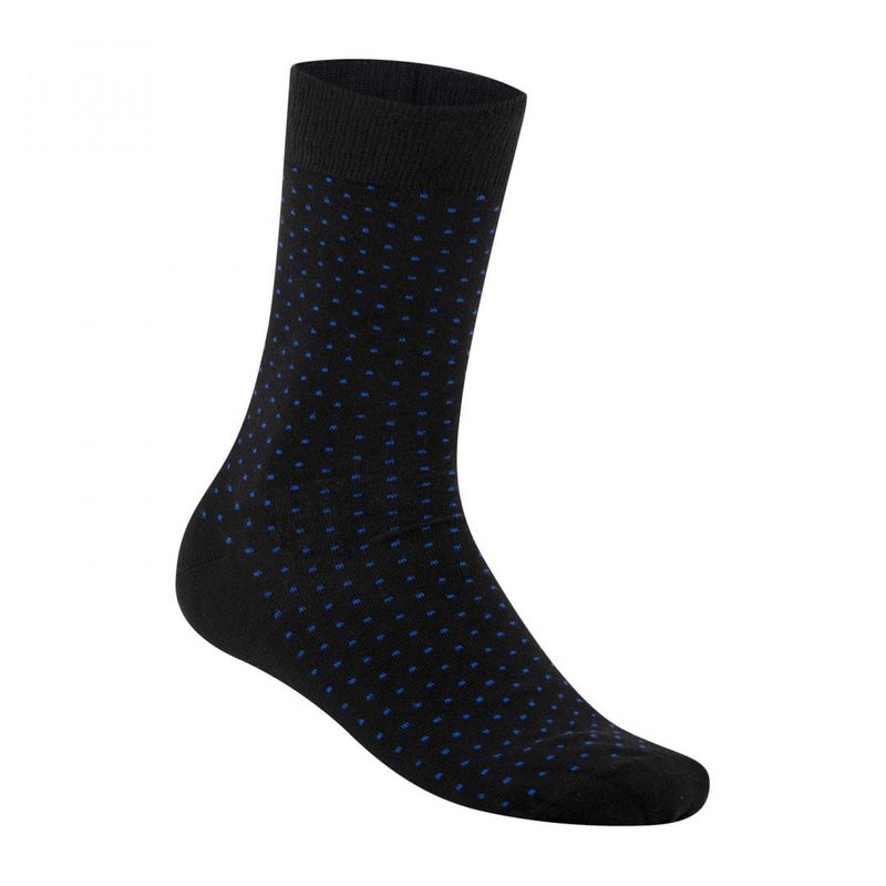 Bambocks Chaussettes Bamboo 4 paires pois noir / bleu