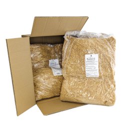 Roasted dough threads - angel hair, 2KG. Crisp, golden-brown shredded dough with a delicate, airy texture. Ideal for topping desserts, pastries, or as a snack.