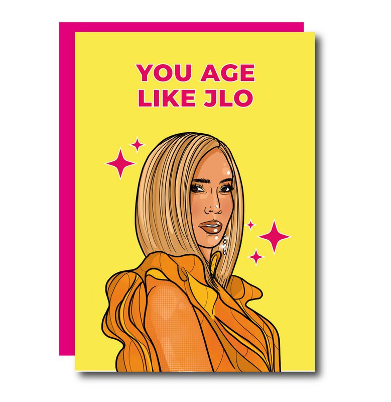 Eres como JLo Tarjetas de felicitación