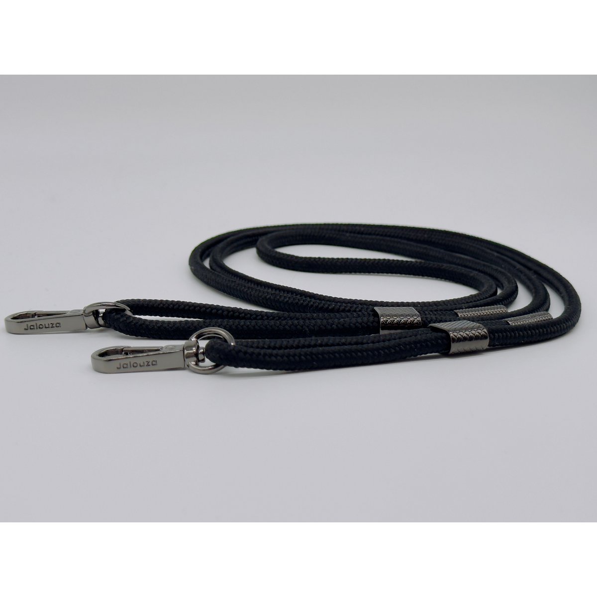 Handykette Kordel Noa Pro Schwarz mit Gold oder Silber