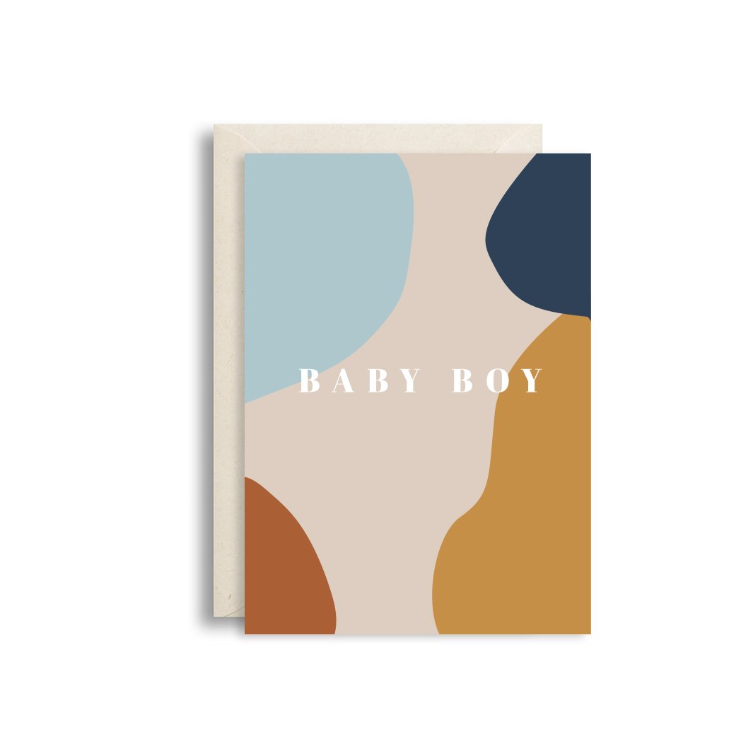 Carte de voeux bébé garçon