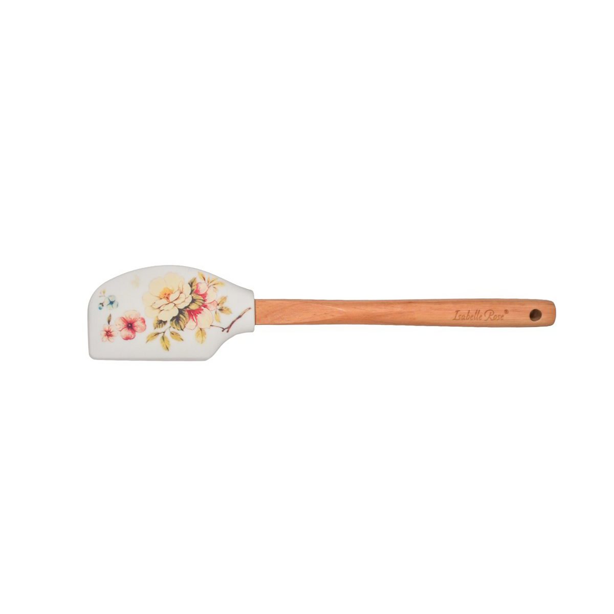 Spatule silicone blanche Jardin Anglais 32 cm Isabelle Rose