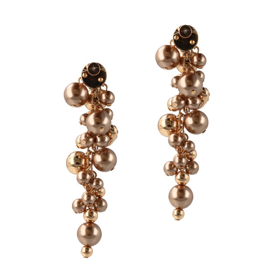 Ultimate Pearl Earhangers Gold