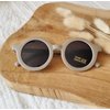 Baby- und Kindersonnenbrille UV400 rund - Taupe
