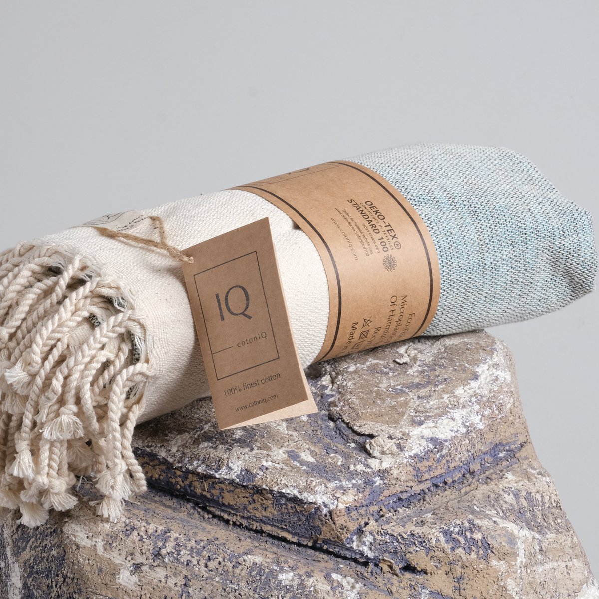 hammam towel | Sauna towel | Beach towel | Ecuador | Blue | 170x95cm