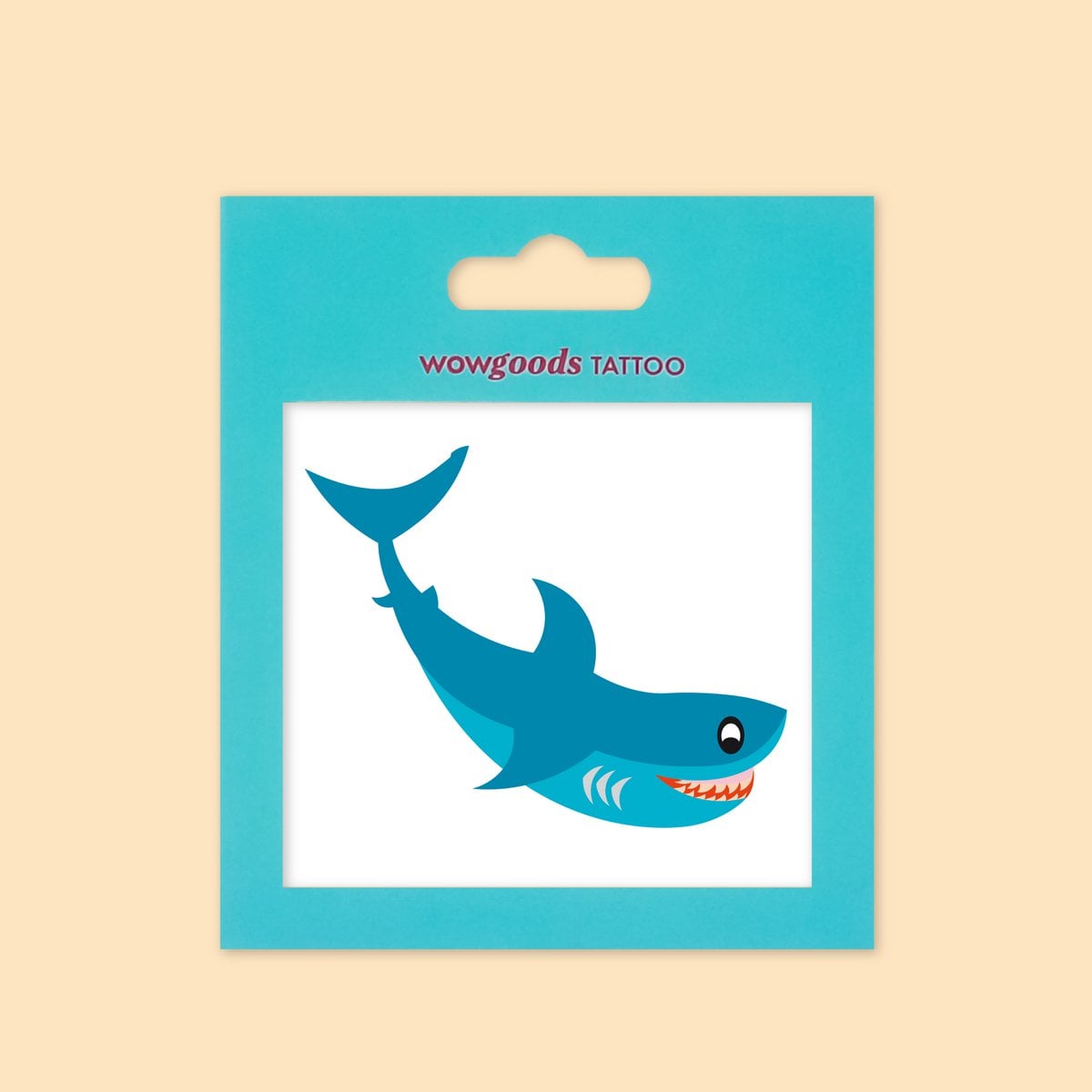 Temporary tattoo - Sneaky shark