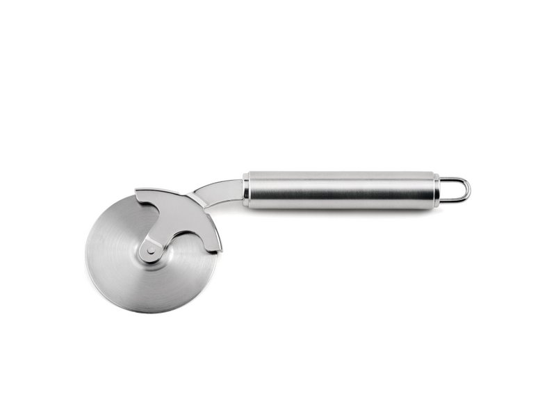 Curved pizza cutter made of stainless steel, Gourmet series