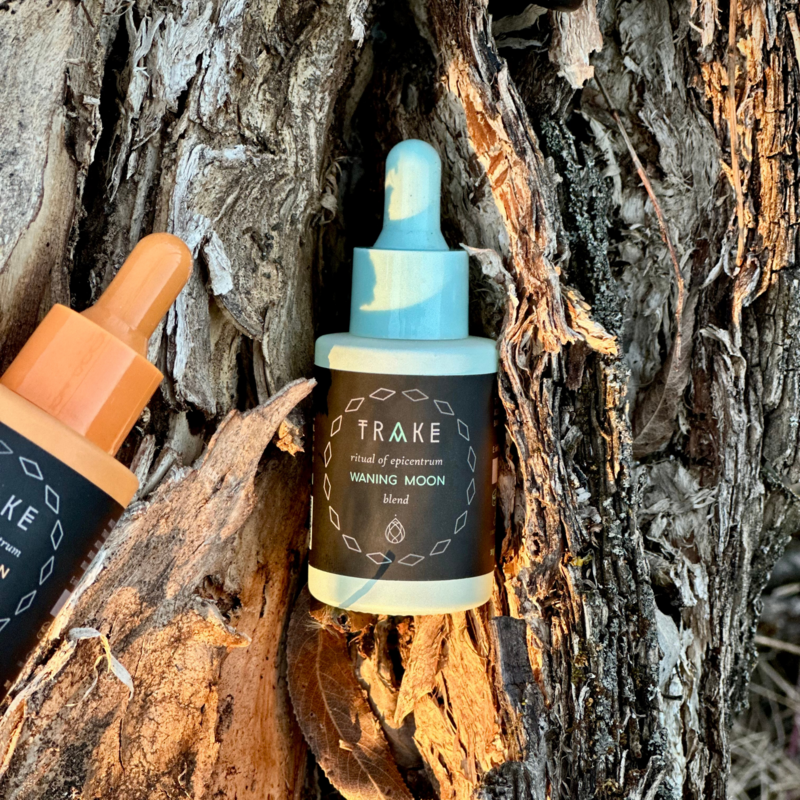 Waning Moon Ritual Oil – Pink Pepper, Tea Tree, Frankincense & Grapefruit – Emotional Release, Clean Beauty, Vegan - 30 ml 