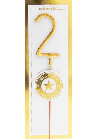 2 mini gold Goldstück Wondercandle® mini