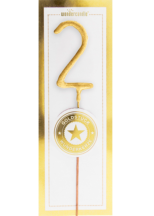 2 mini gold Goldstück Wondercandle® mini