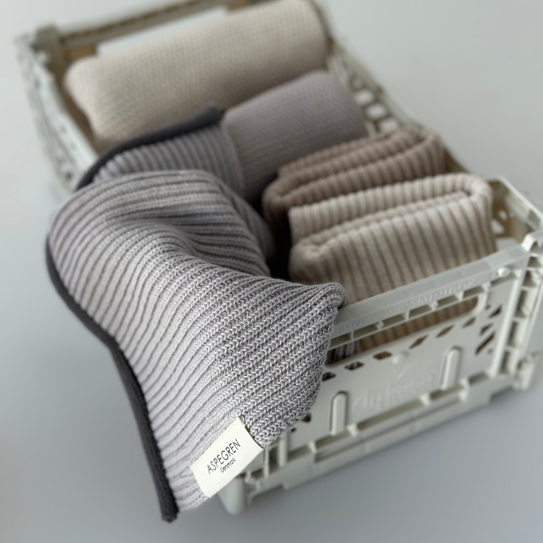 Torchon tricoté – Ondulation – Colombe