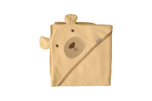 Hooded bath towel bear