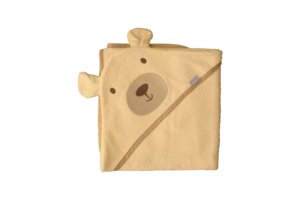 Hooded bath towel bear